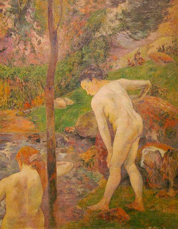 Paul Gauguin Baigneurs en Bretagne oil painting picture